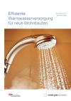 Effiziente Warmwasserversorgung für neue Wohnbauten