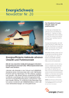 EnergieSchweiz Newsletter Nr. 20