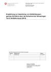 Empfehlung zur Gestaltung von Notfallübungen gemäss Richtlinie über die Sicherheit der Stauanlagen