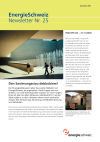 EnergieSchweiz Newsletter Nr. 25
