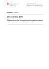 Eidgenössische Energieforschungskommission. Jahresbericht 2011