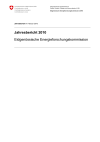 Eidgenössische Energieforschungskommission. Jahresbericht 2010
