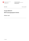 Konzept 2008–2011 BFE-Forschungsprogramm Verkehr - Effizient mobil