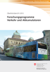 Forschungsprogramme Verkehr und Akkumulatoren - Überblicksbericht 2012