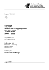 Konzept BFE-Forschungprogramm "Elektrizität" 2000 - 2003