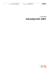 Eidgenössische Energieforschungskommission. Jahresbericht 2001