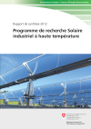 Programme de recherche Solaire industriel à haute température - Rapport de synthèse 2012