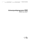 Schwerpunktprogramm EWG 2004 bis 2007