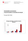 Programme de recherche Chaleur solaire et stockage de chaleur - Concept 2013–2016