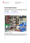 Programm Biomasse: Überblicksbericht zum Forschungsprogramm 2005