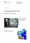 Forschungsprogramm Biomasse und Holzenergie - Konzept 2013 – 2016