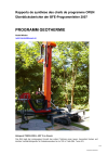 Programm Geothermie - Überblicksberichte der BFE-Programmleiter 2007