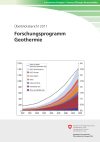 Forschungsprogramm Geothermie - Überblicksbericht 2011
