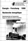 Energie-Forschung 1998 / Recherche énergétique 1998