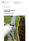 Forschungsprogramm Windenergie - Konzept 2013 – 2016