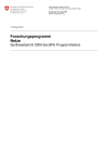Forschungsprogramm Netze - Synthesebericht 2009 des BFE-Programmleiters