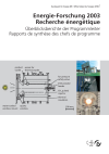 Energie-Forschung 2003. Überblicksberichte der Programmleiter