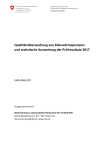 Qualitätsüberwachung von Kleinwärmepumpen und statistische Auswertung der Prüfresultate 2017