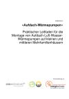 Vademecum Aufdach-Wärmepumpen - Praktischer Leitfaden für die Montage von Aufdach-Luft-Wasser-Wärmepumpen auf kleinen und mittleren Mehrfamilienhäusern