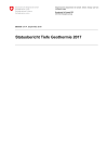 Statusbericht Tiefe Geothermie 2017