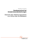 Gewässerschutz bei Erdwärmesondenbohrungen, Übersicht über Abdichtungssysteme zum Schutz des Grundwassers. Schlussbericht