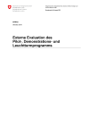 Externe Evaluation des Pilot-, Demonstrations- und Leuchtturmprogramms