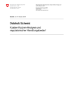 Datahub Schweiz: Kosten-Nutzen-Analyse und regulatorischer Handlungsbedarf