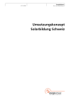 Umsetzungskonzept Solarbildung Schweiz