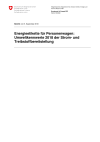 Energieetikette für Personenwagen: Umweltkennwerte 2018 der Strom- und Treibstoffbereitstellung