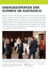 Energieexperten der Schweiz im Austausch