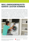 Was ‹energiebewusste› Geräte leisten können