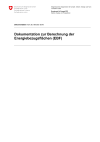 Dokumentation zur Berechnung der Energiebezugsflächen (EBF)