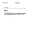 Suisse - Marché du gaz