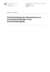 Berücksichtigung der Klimawirkung von erneuerbaren Energien in der Interessenabwägung