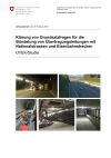 UVEK-Studie «Klärung von Grundsatzfragen für die Bündelung von Übertragungsleitungen mit Nationalstrassen und Eisenbahnstrecken»
