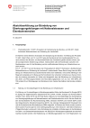 Absichtserklärung zur Bündelung von Übertragungsleitungen mit Nationalstrassen und Eisenbahnstrecken