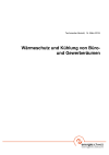 Wärmeschutz und Kühlung von Büro- und Gewerberäumen