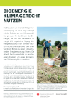 Bioenergie klimagerecht nutzen
