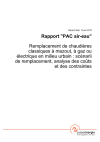 Rapport «PAC air-eau»