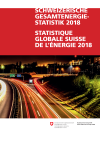 Schweizerische Gesamtenergiestatistik 2018