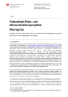 Faktenblatt Pilot- und Demonstrationsprojekte: Microgrids