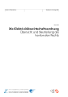 Die Elektrizitätswirtschaftsordnung. Übersicht und Beurteilung des kantonalen Rechts