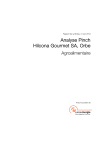 Analyse Pinch: Hilcona Gourmet SA, Orbe, Agroalimentaire