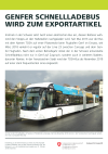 Genfer Schnellladebus wird zum Exportartikel