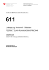 611 Leitungszug Niederwil - Obfelden; Festsetzung Planungskorridor