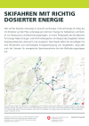 Skifahren mit richtig dosierter Energie