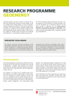 Research programme Geoenergy